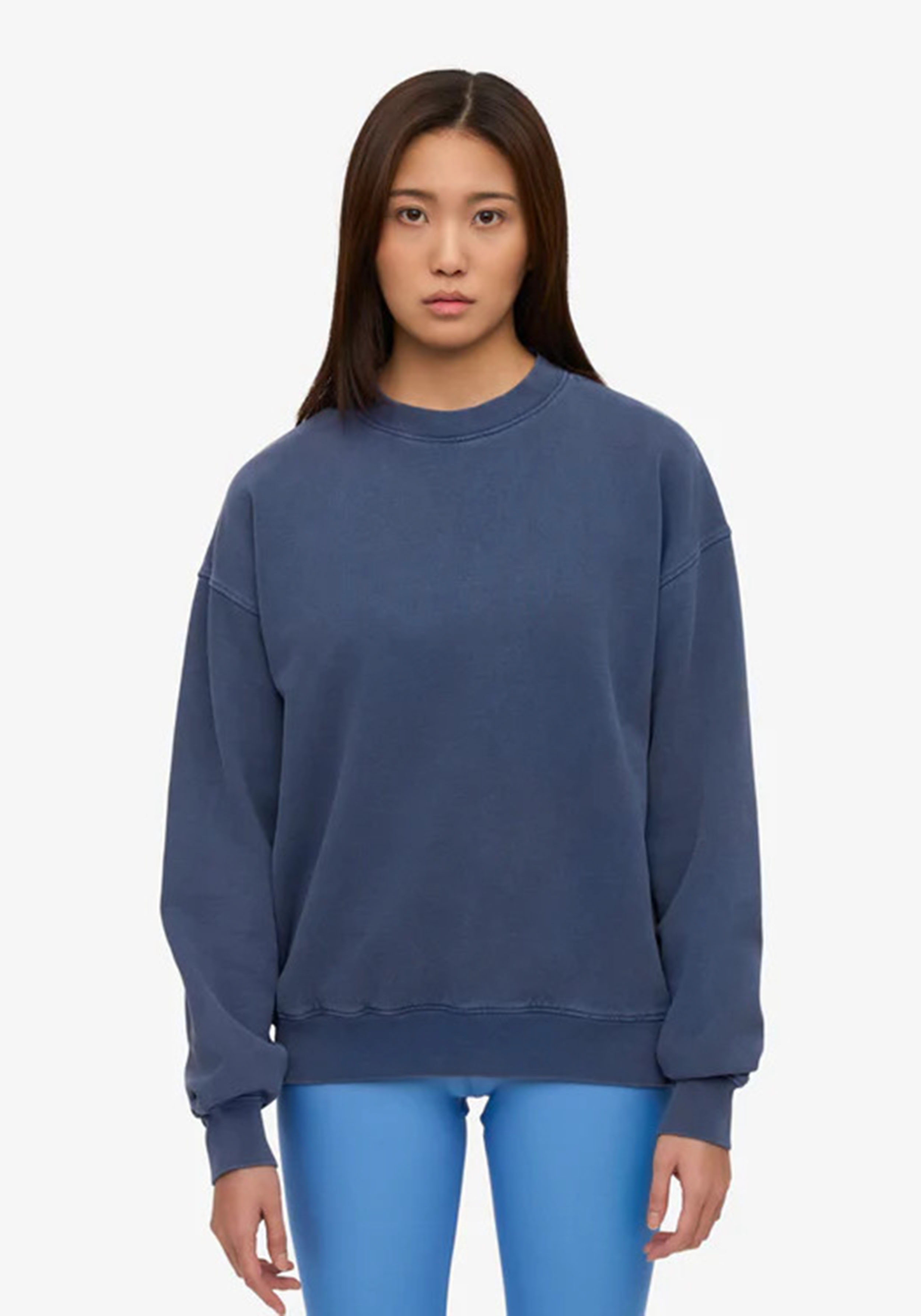 Colorful Standard Oversized Sweatshirt Neptune Blue