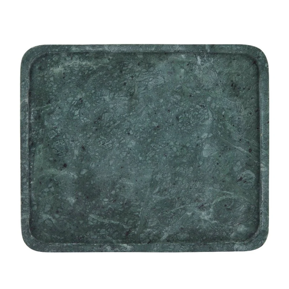 Bahne Interior  Marmor bakke, grøn - 30,5x25,5 cm.