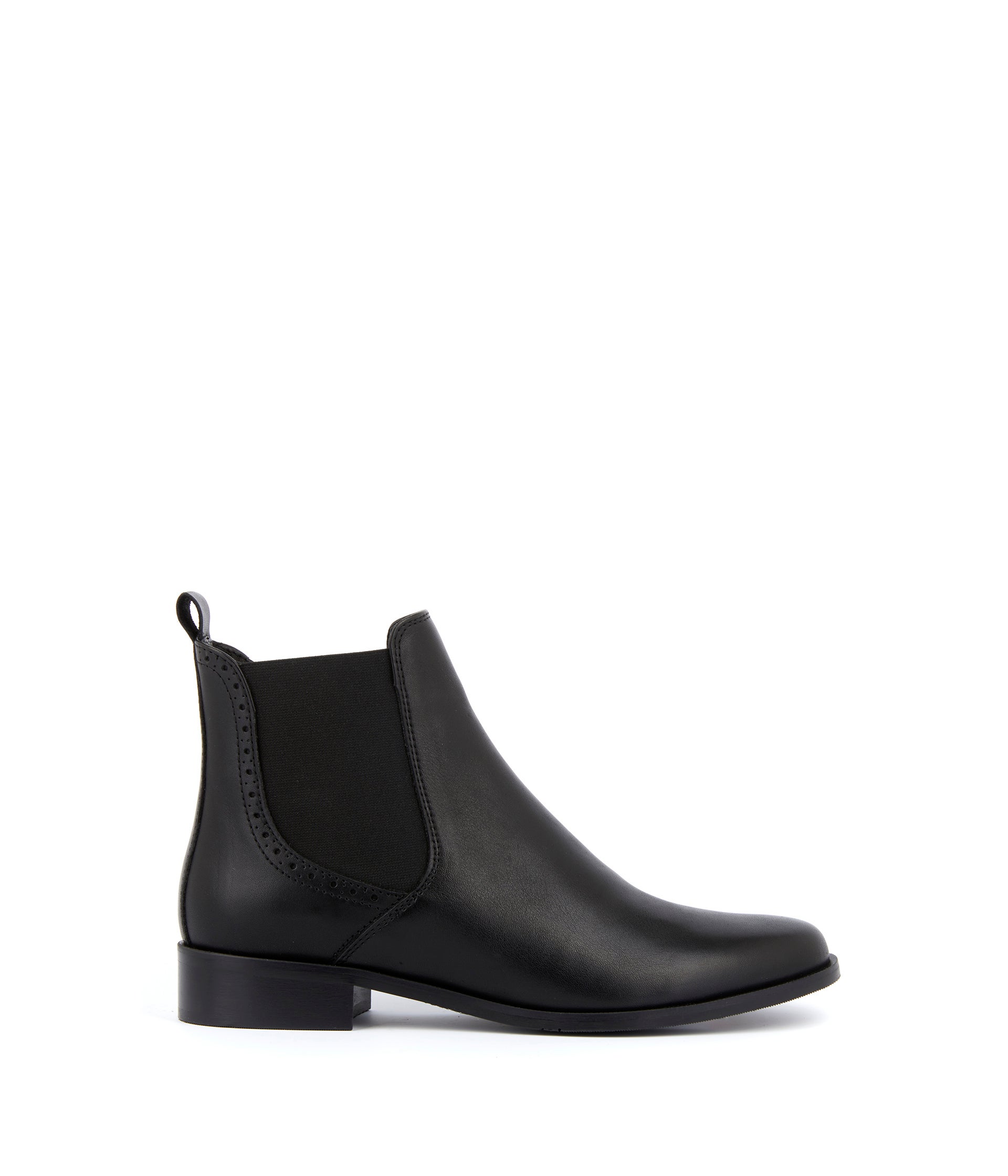 Chelsea boots cuir Prune