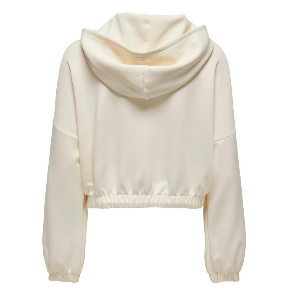 Only Sweat Zippé Écru Femme Only Lett
