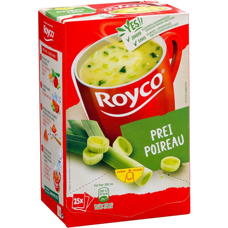 Soupe Royco Poireau - Boîte de 25 sachets