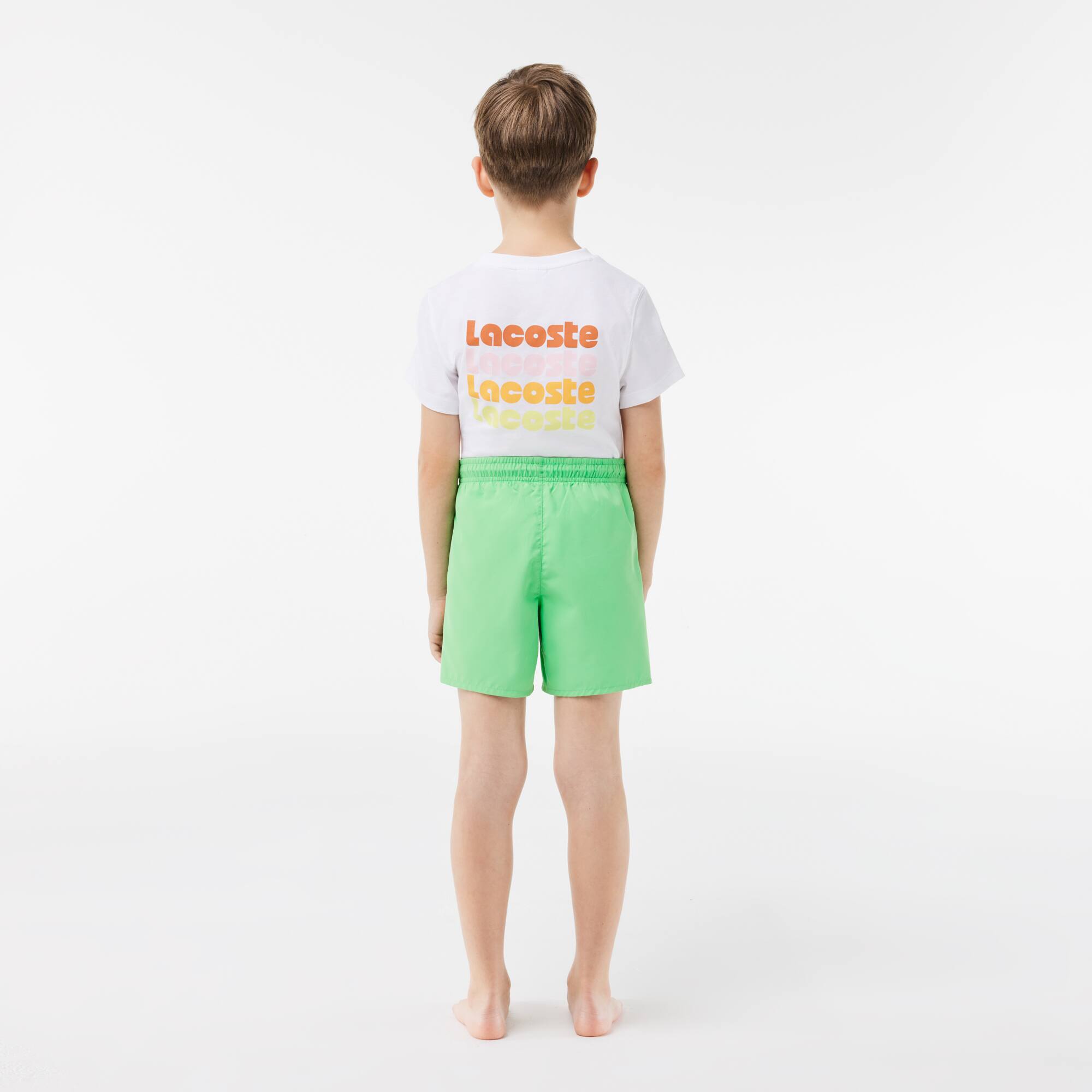 Jungen Quick-Dry Badehose Bademode - Grün - Lacoste - Jungen