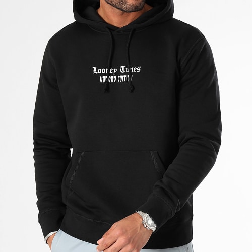 Sweat Capuche Horror Edition Bugs Bunny Graffiti Blue Noir Réfléchissant