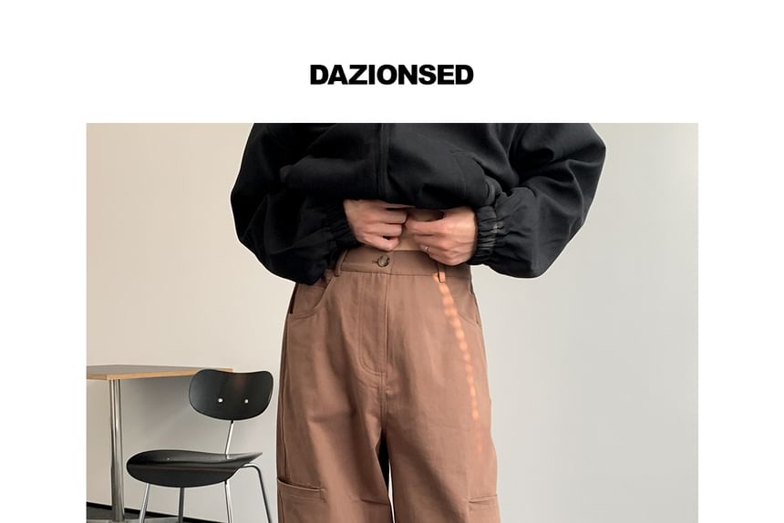 DAZO Studios - Cargobroek met rechte pijpen en effen taille, middelhoge taille