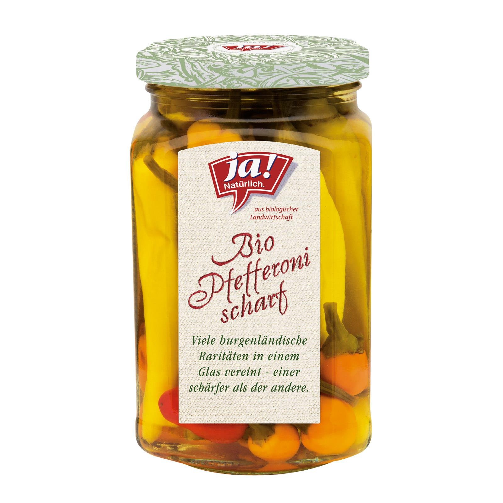 Ja! Natürlich Pfefferoni scharf