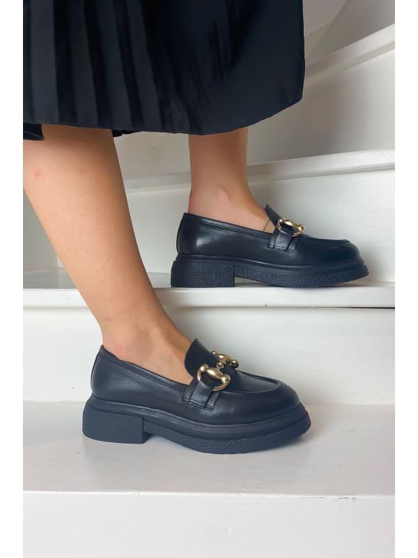 Mocassins E946E2 Gange Nero - Semerdjian