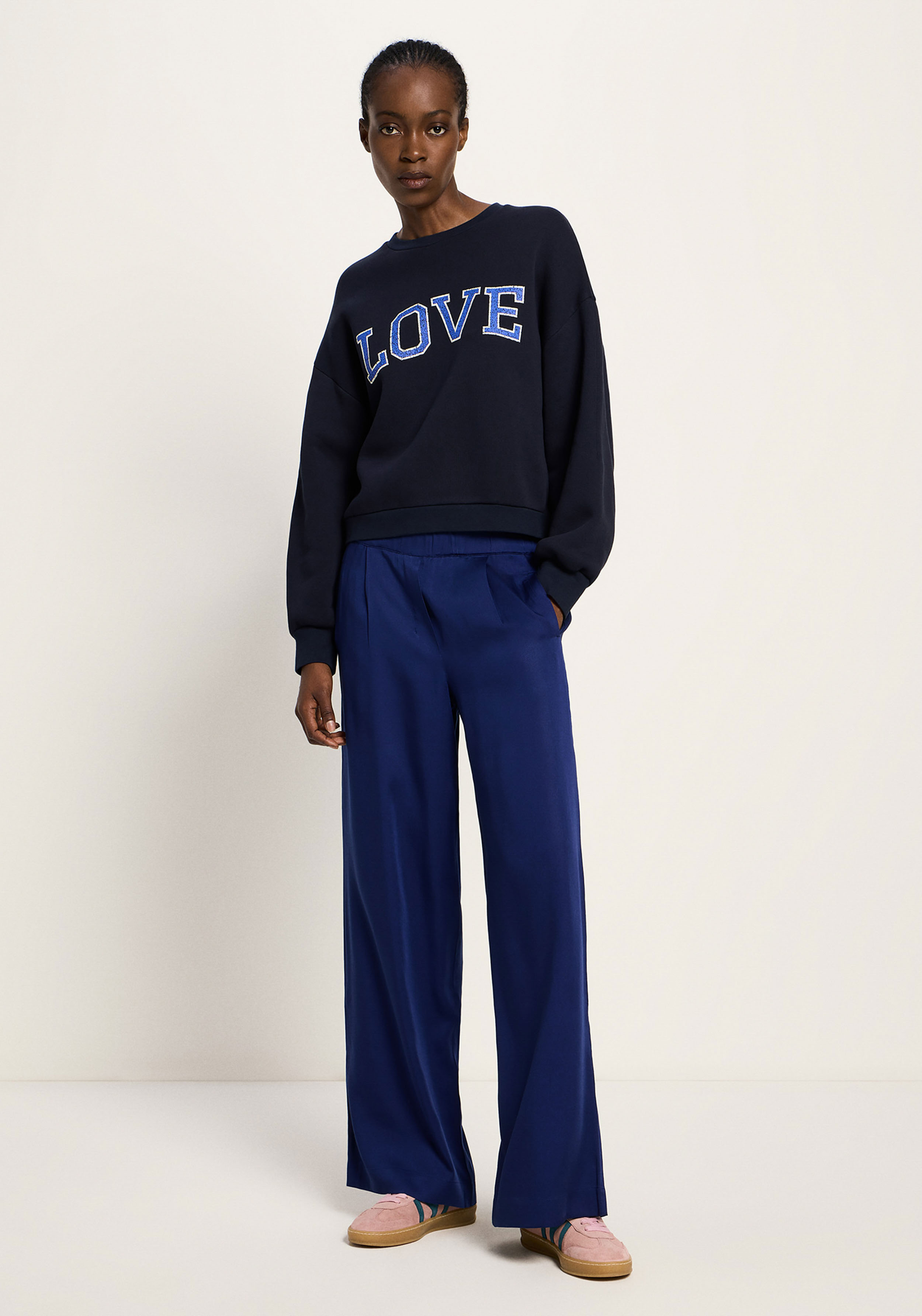 Lanius Statementsweatshirt Midnight