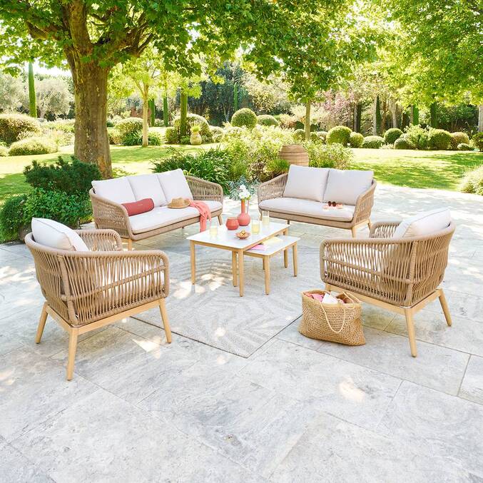 Salon de jardin ORISSA Taupe