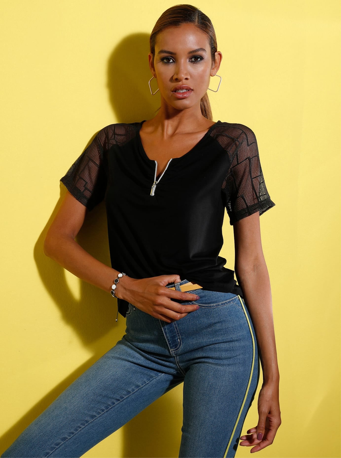 creation L Spitzenshirt »Shirt«, 1 Stk.