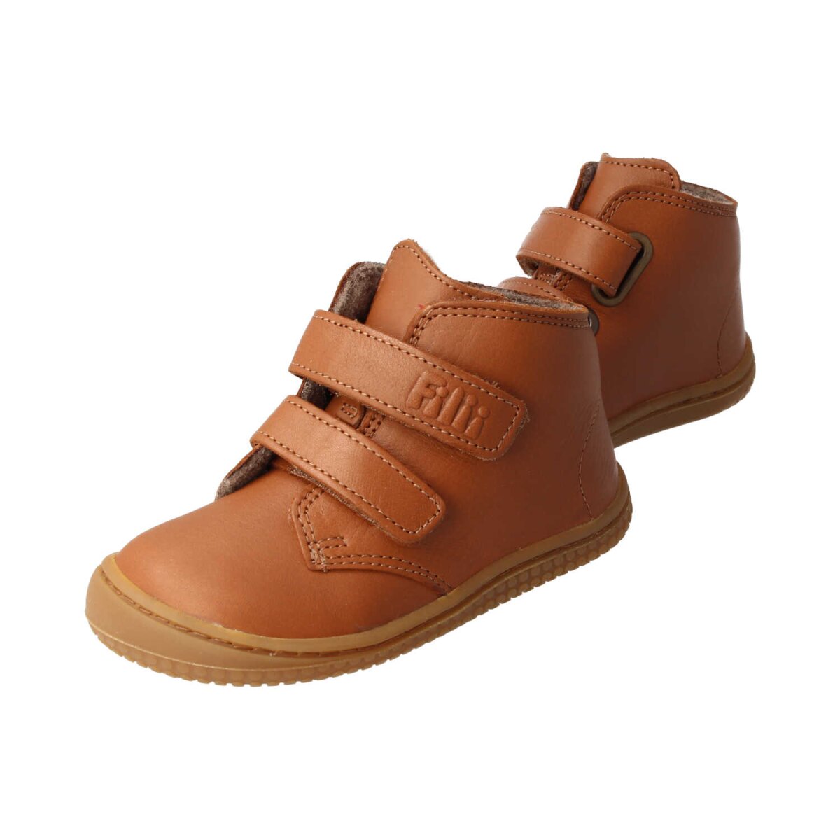 MB4213-F9 chestnut SOFT-FEET BIO nappa fleece velcro Weite/M