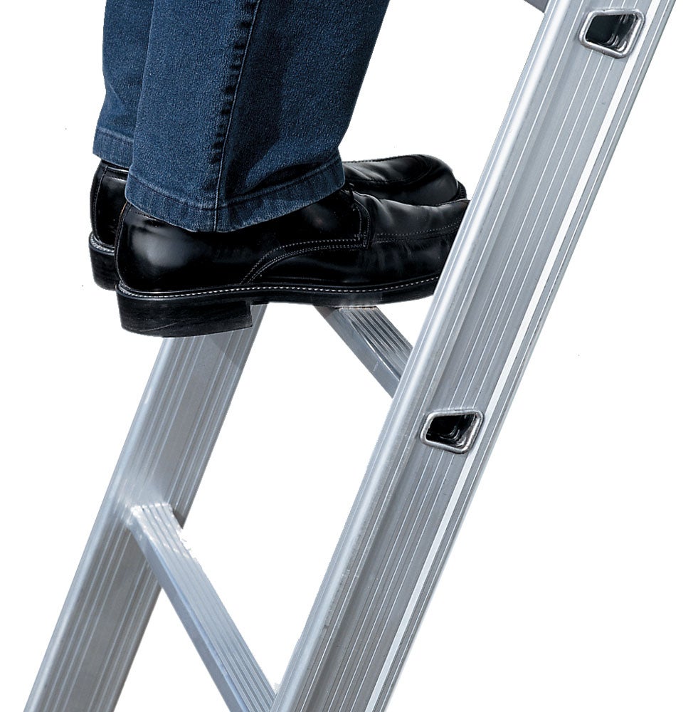 Euroline Premium 302 schuifladder 2x14 sporten met variabele dwarsbalk