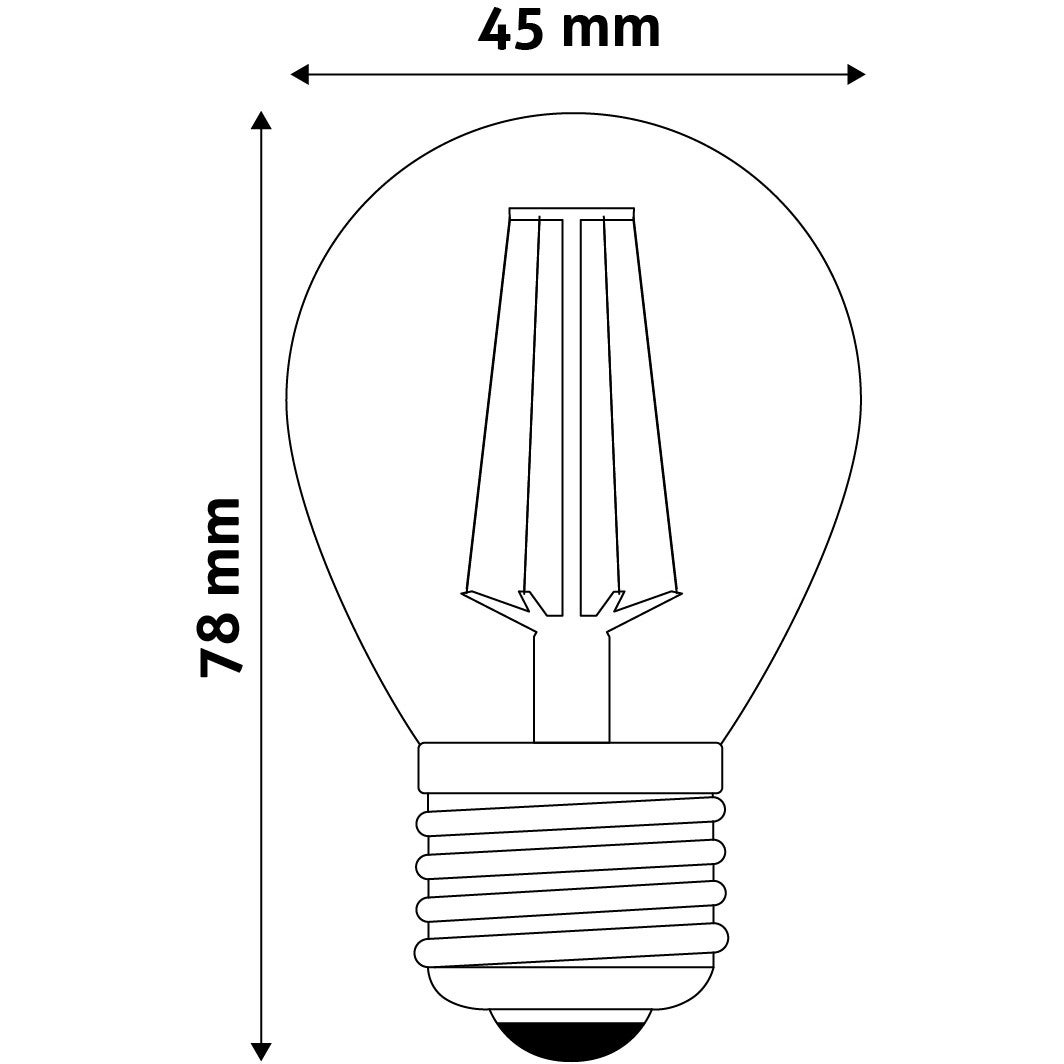 Avide LED Filament Mini Globe 7W E27 360° NW 4000K