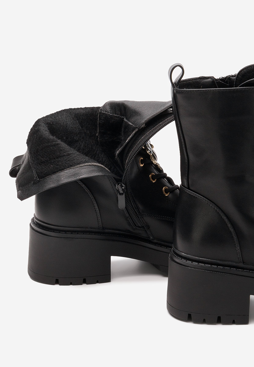 Bottines rangers femme noirs Owlove
