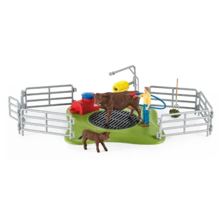 Schleich® 42529 FARM WORLD Kuh Waschstation