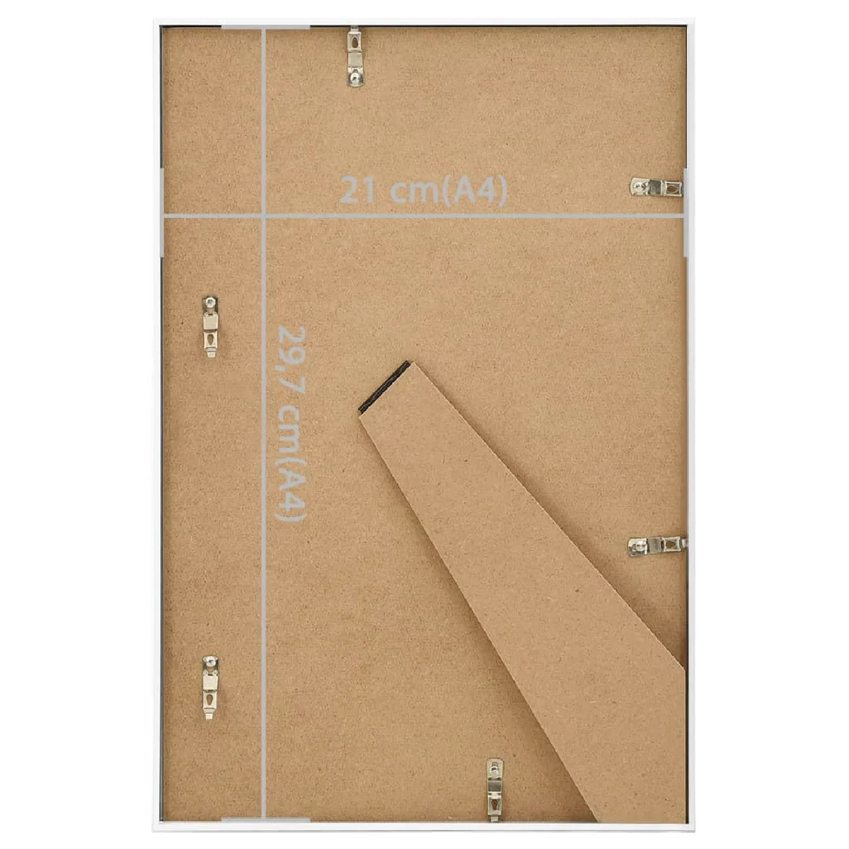 vidaXL Cadre photo Collage Blanc