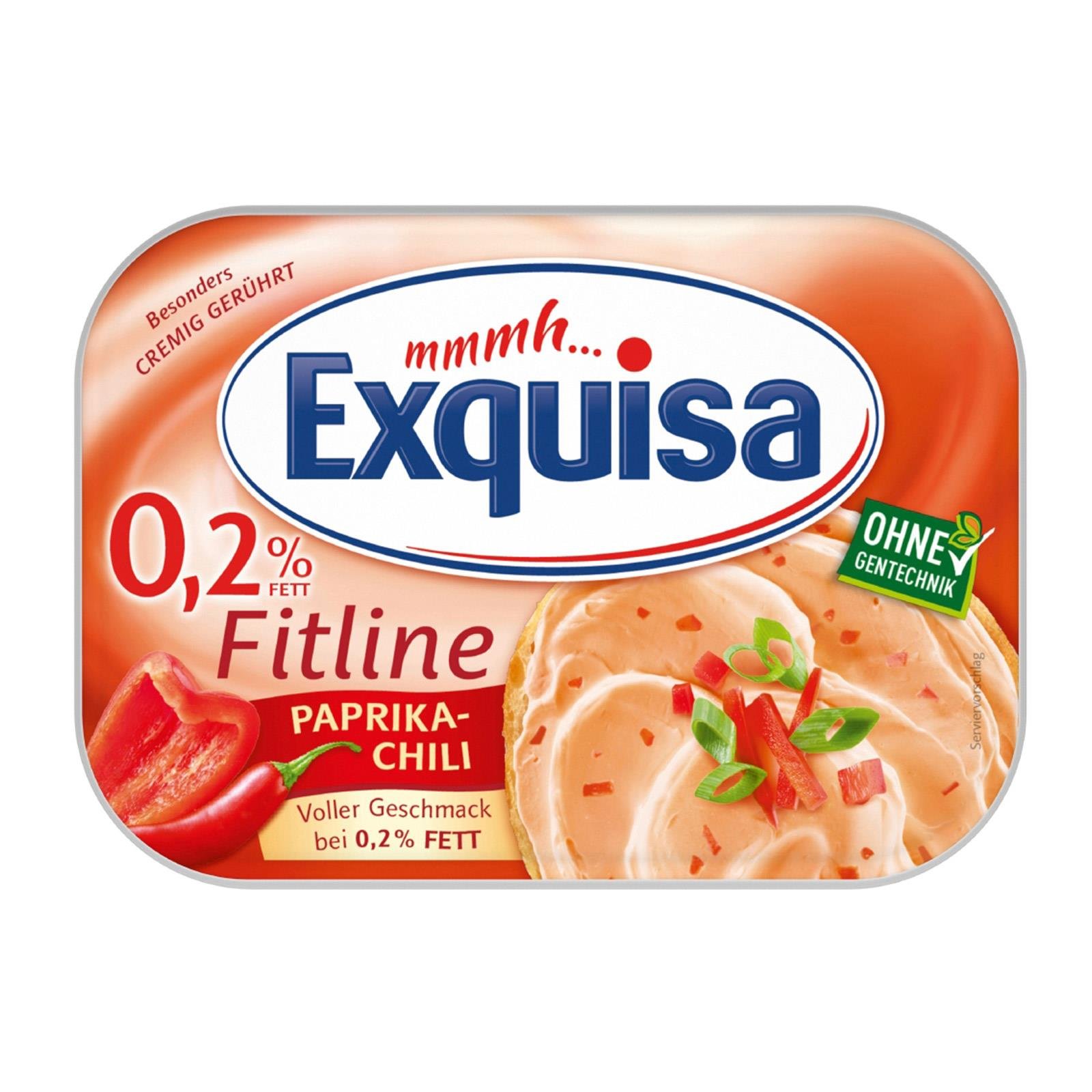 Exquisa Frischkäse Fitline Paprika-Chili