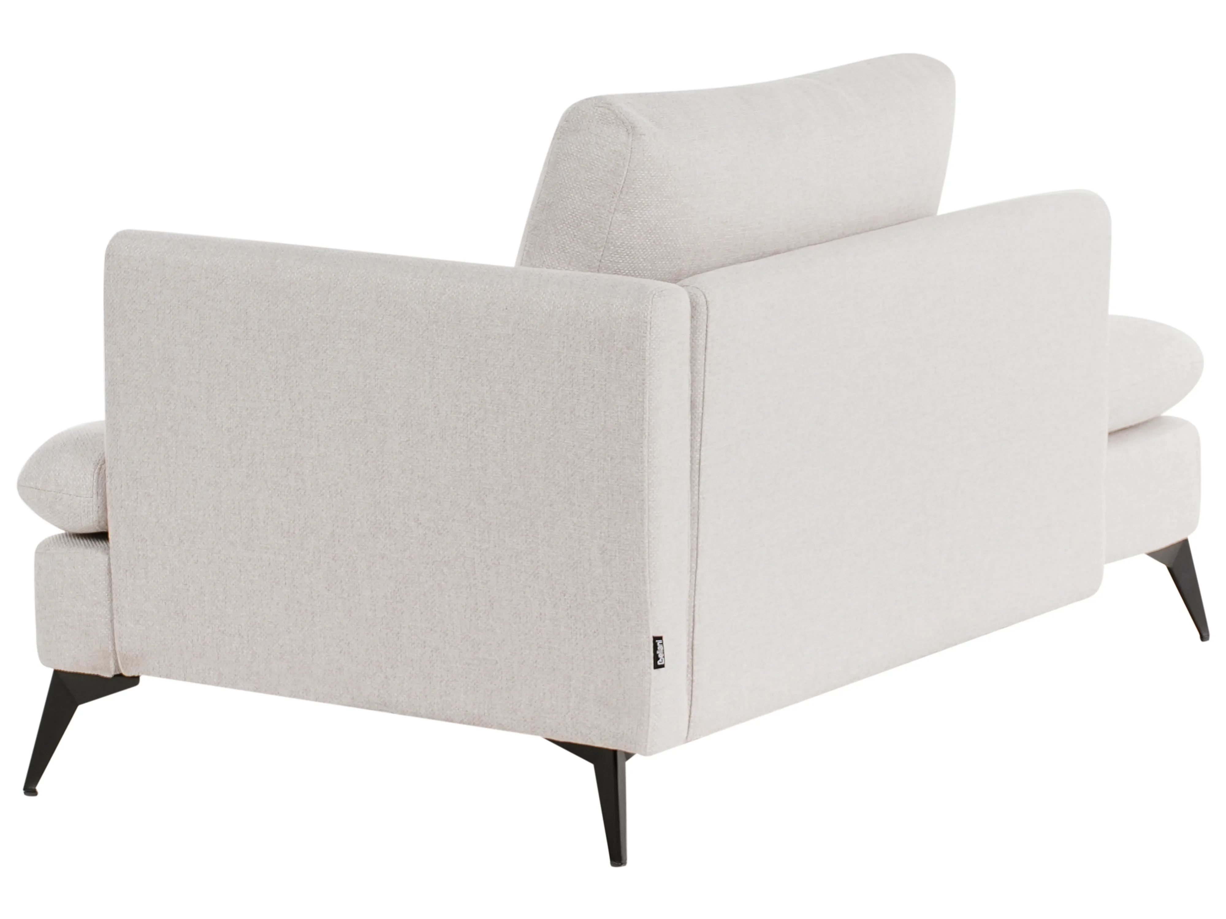 Rechtszijdige chaise longue SIEVOZ Stof Lichtbeige