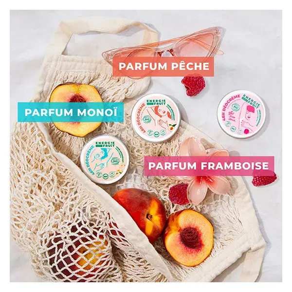 Creme Energético de Frutas Decocreme 48h Pêssego Branco Orgânico 45g