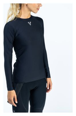 Sous-Maillot thermique Manches Longues Unisexe LeBram Galibier Noir