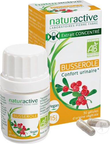 Naturactive Busserole Complément Alimentaire Confort Urinaire Bio 30 Gélules