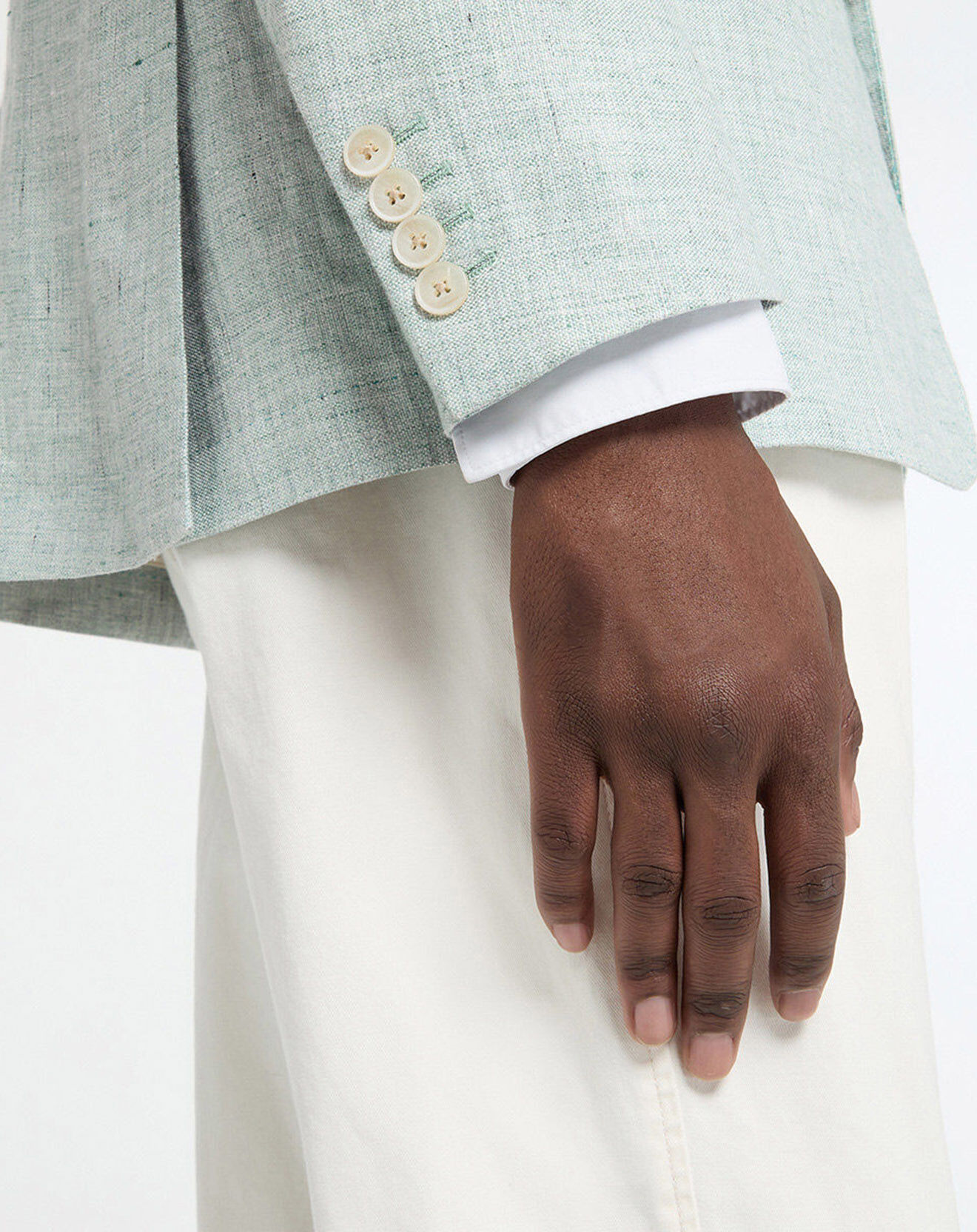 Hackett London Blazer 100% Lin vert clair