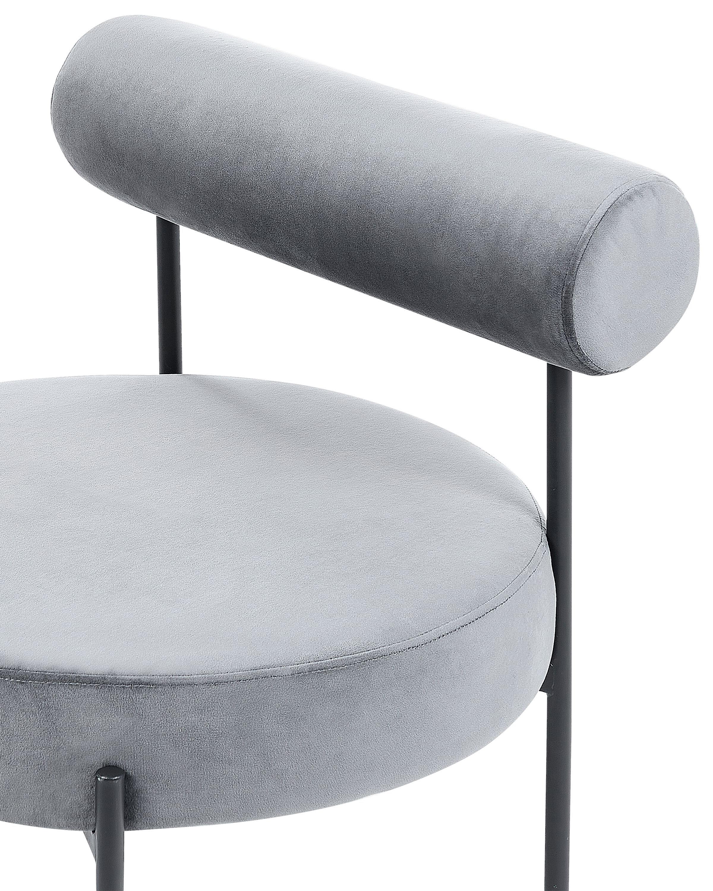 Fauteuil ALPHA Fluweel Grijs