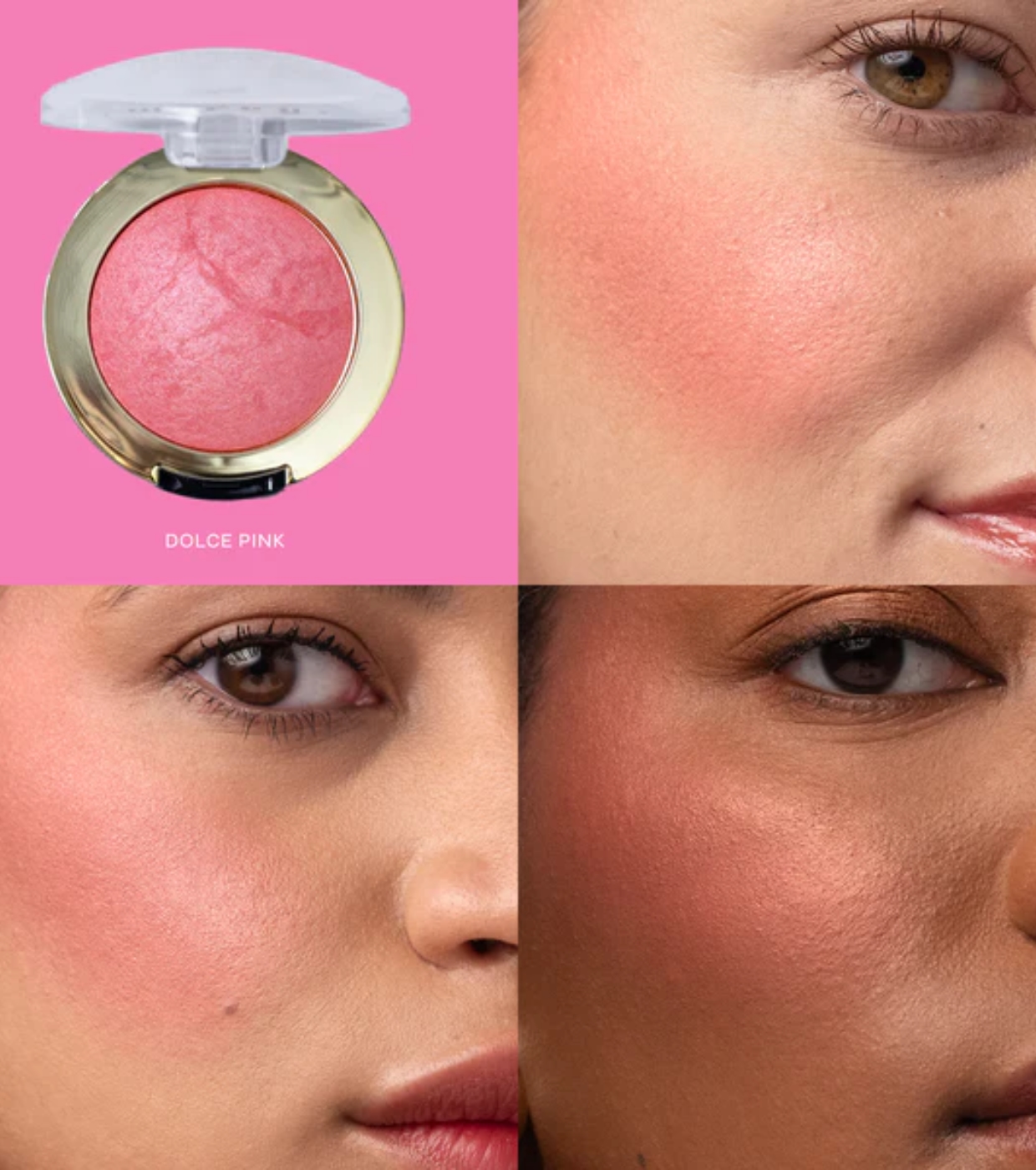 Milani - Blusher Baked Blush  - 01 Dolce Pink