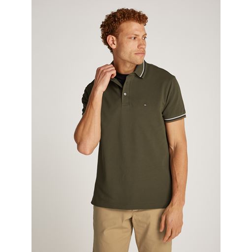 Tommy Hilfiger Tipped Polo, Army Green, L