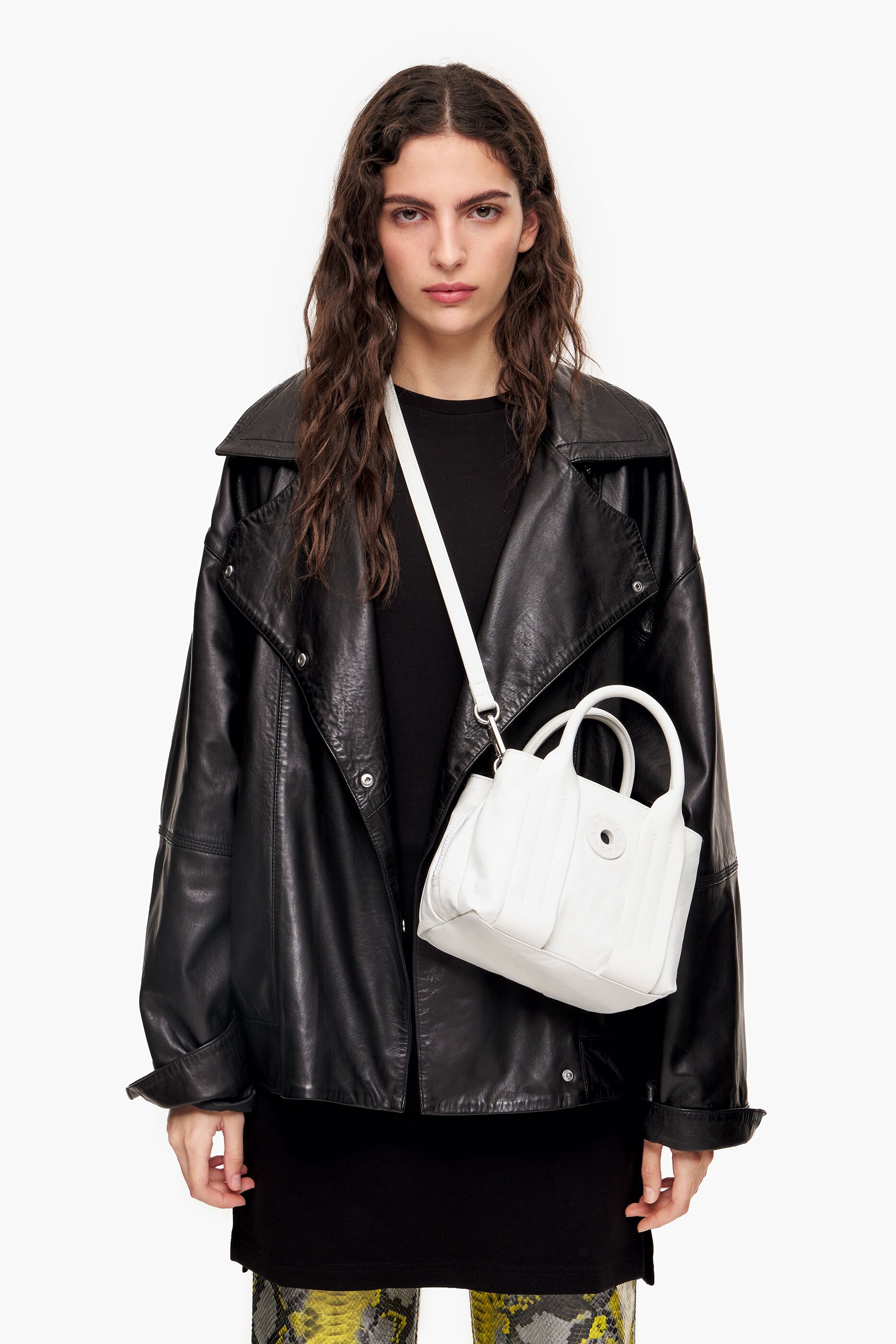 Bolsa de nylon tamanho XS cinza