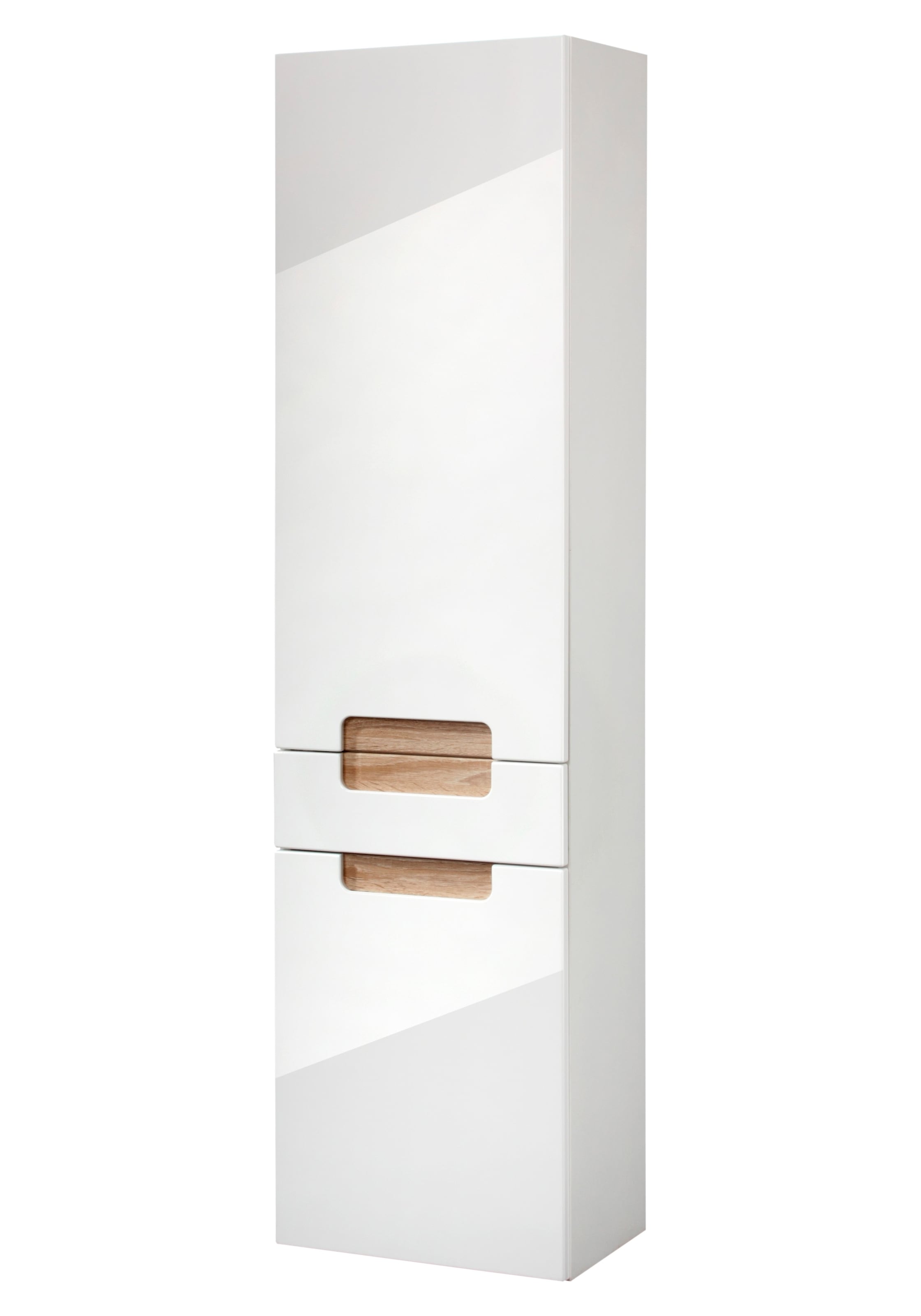 welltime Hochschrank »Siena« Breite 40 cm, mit hochglänzenden Fronten in weiss