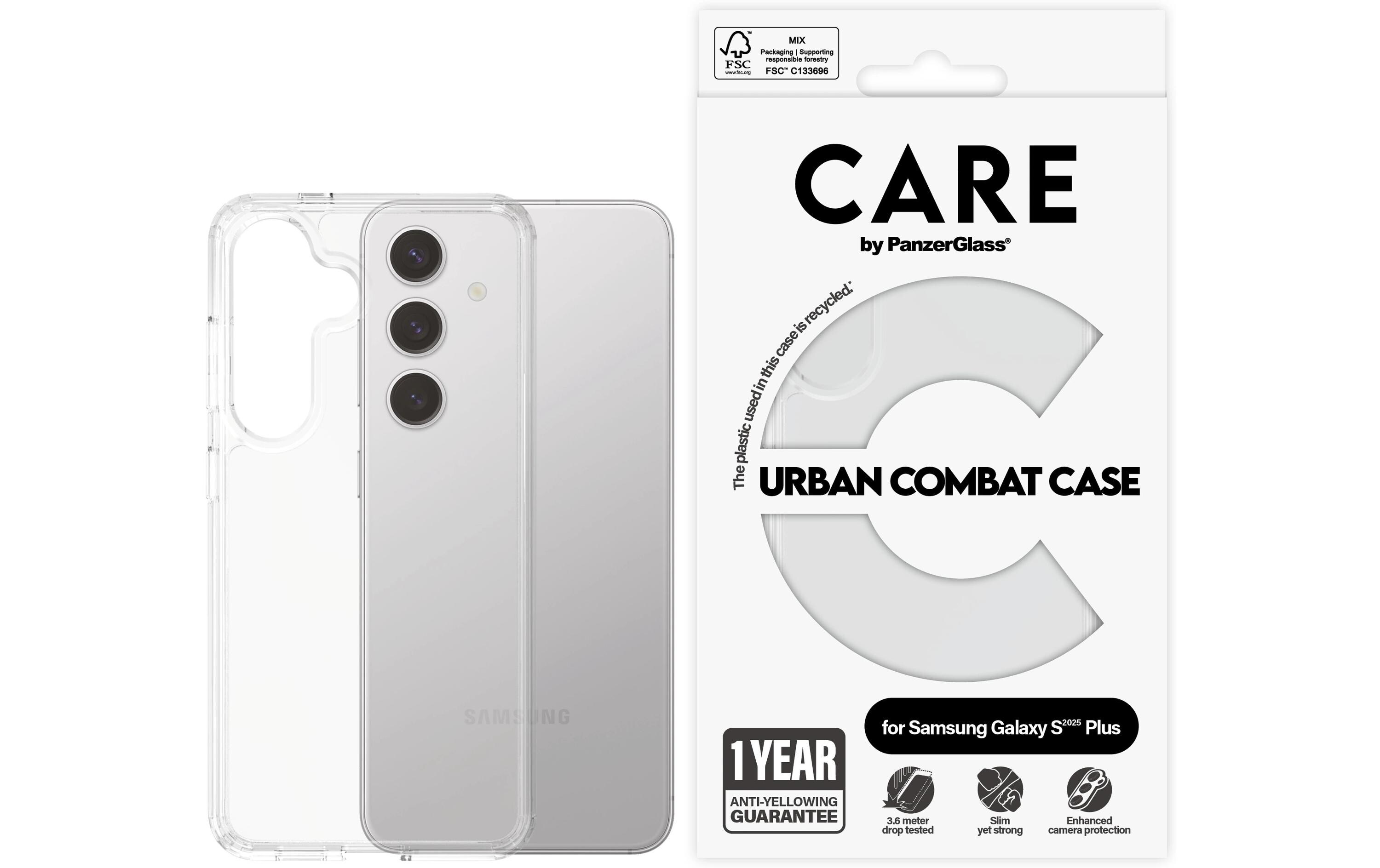 Back Cover Flagship Galaxy S25+ TransparentSchutzhülle für das Samsung Galaxy S25+