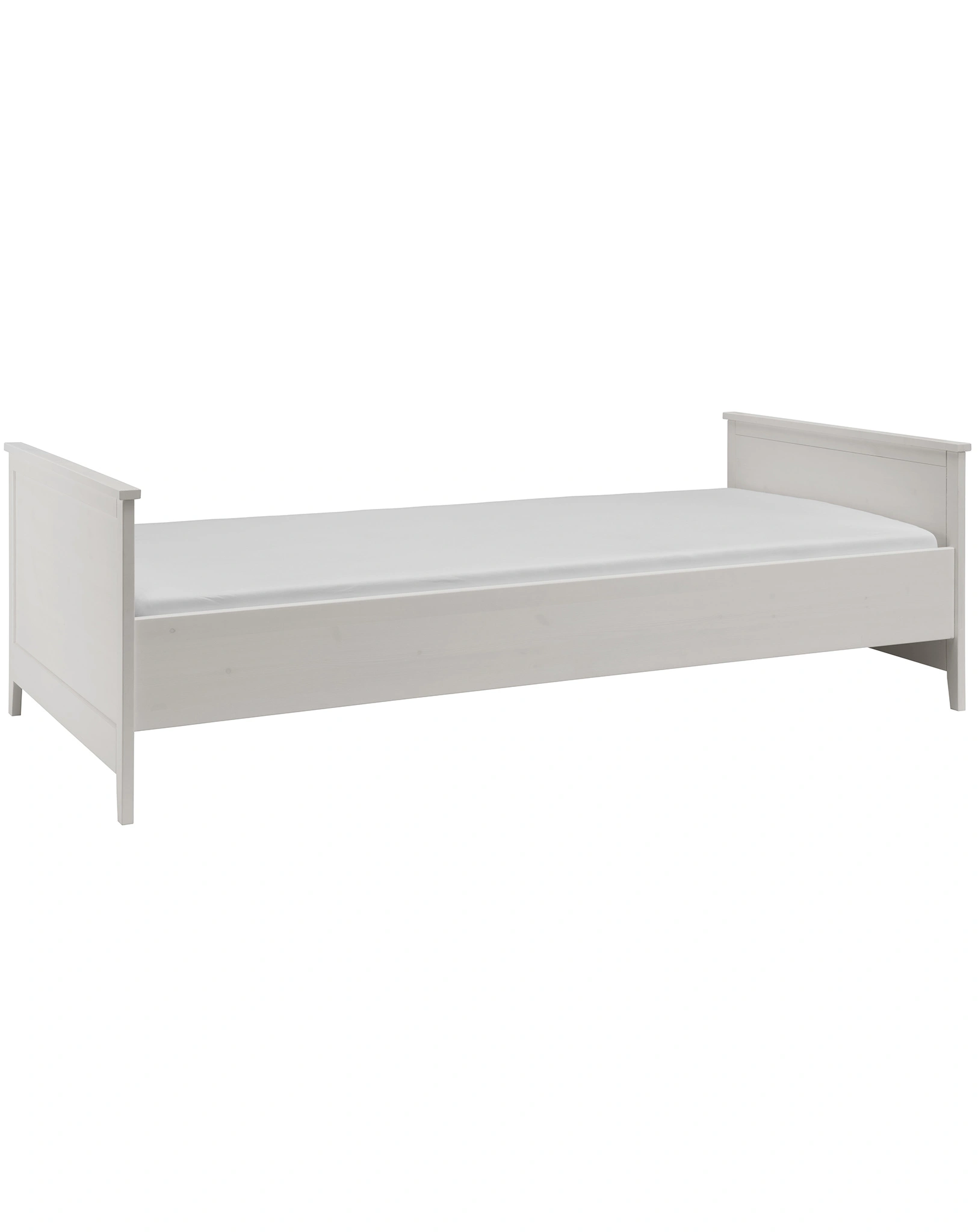 Kinderbett SOLVITA 90 x 200 cm (Farbe: weiß)