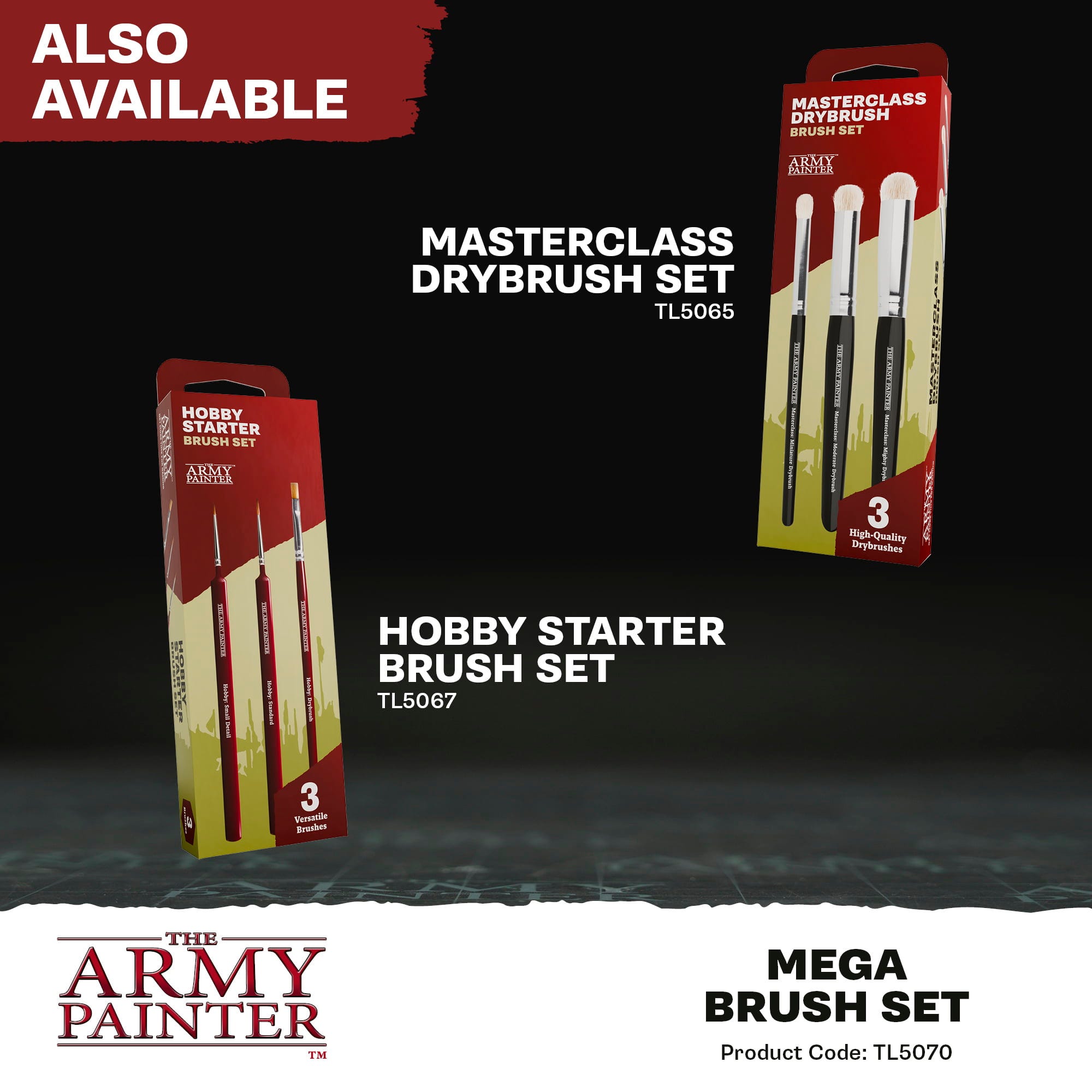 The Army Painter  Mega Brush Set    Alle Wargamer-Pinsel in einem Set!