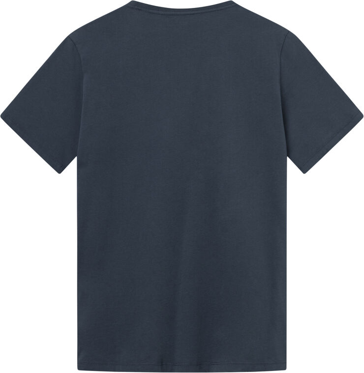Knowledge Cotton Apparel AGNAR basic t-shirt - Regenerative Organic Certified™ - GOTS/Vegan Blå