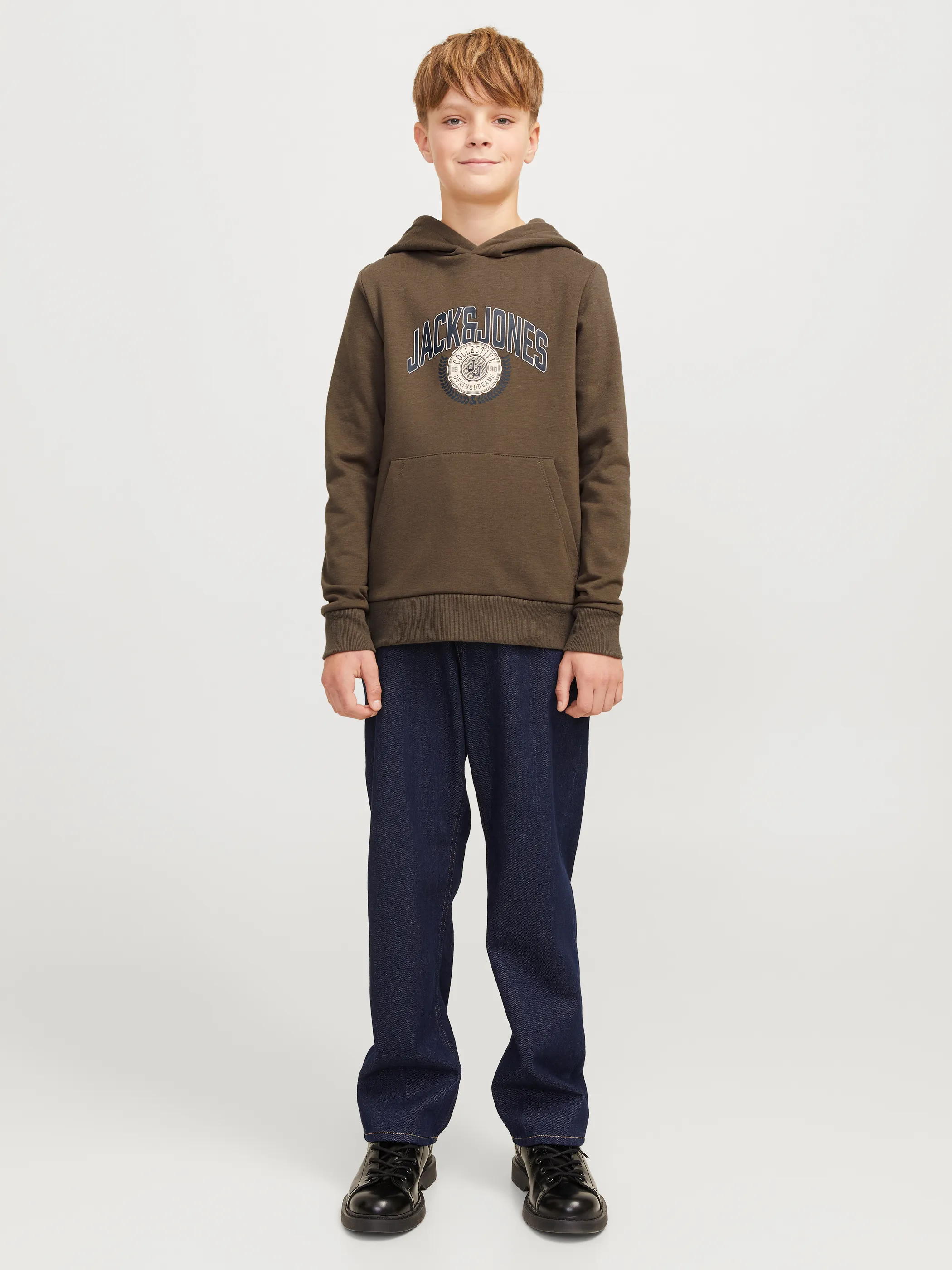 Jack&Jones Junior JJKAM VARSITY BRANDIN Hoodie