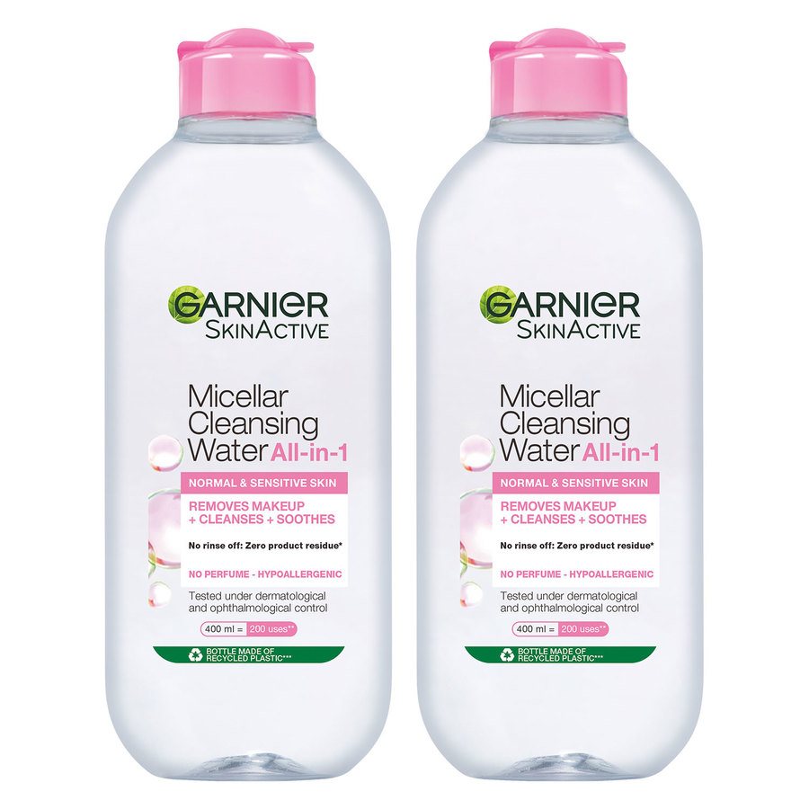 Garnier Micellar Cleansing Water Normal & Sensitive Skin Duo 2x400ml