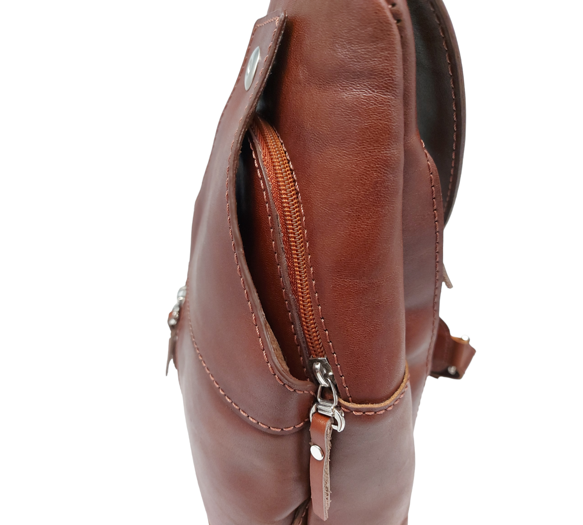 Handgemaakte Leren Crossbody Tas Heren – Elodina