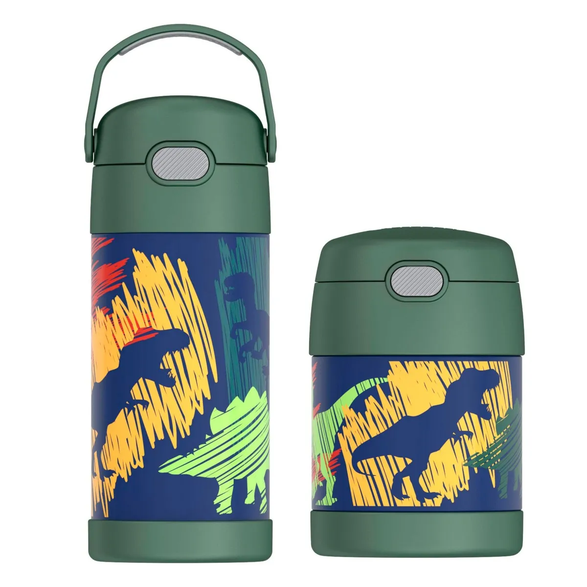 Thermos  Thermos Bouteille 355ml + Contenant 290ml - Dinosaures