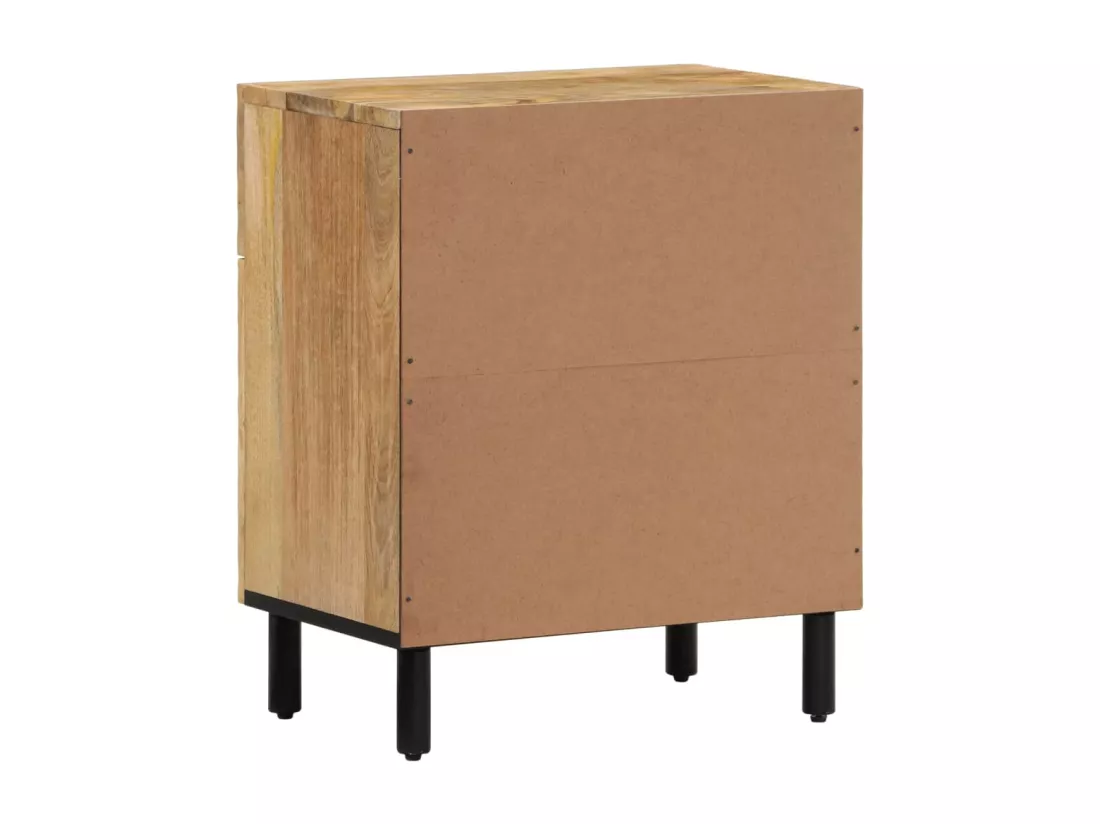 Prolenta Premium - Table de chevet 50x33x60 cm bois de manguier massif