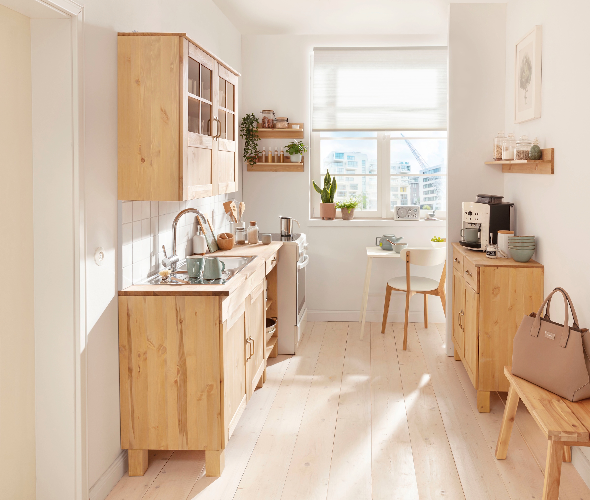 Home affaire Wandboard »Oslo« 100 cm breit, aus massiver Kiefer