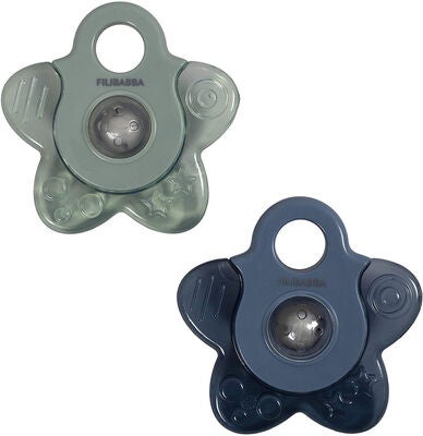 FILIBABBA Bitering Cooling Star 2-pack, Blue Mix