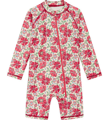 Hust and Claire Bådeheldragt - Malaz - UV50+ - Soft Pink m. Prin