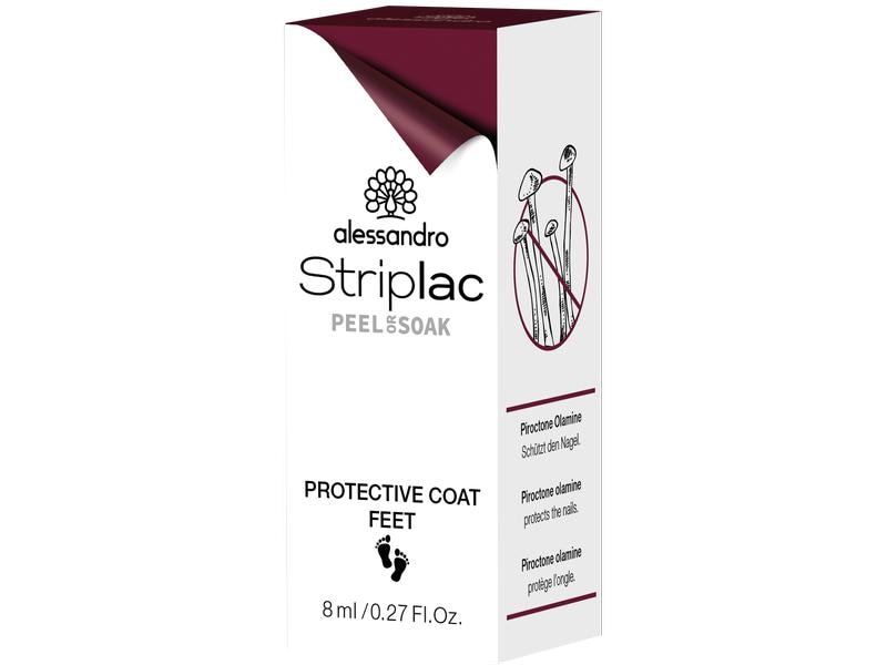 alessandro Nagelpfleger Striplac Protective Coar Feet Pflegender und schützender Nagellack für die Fussnägel
