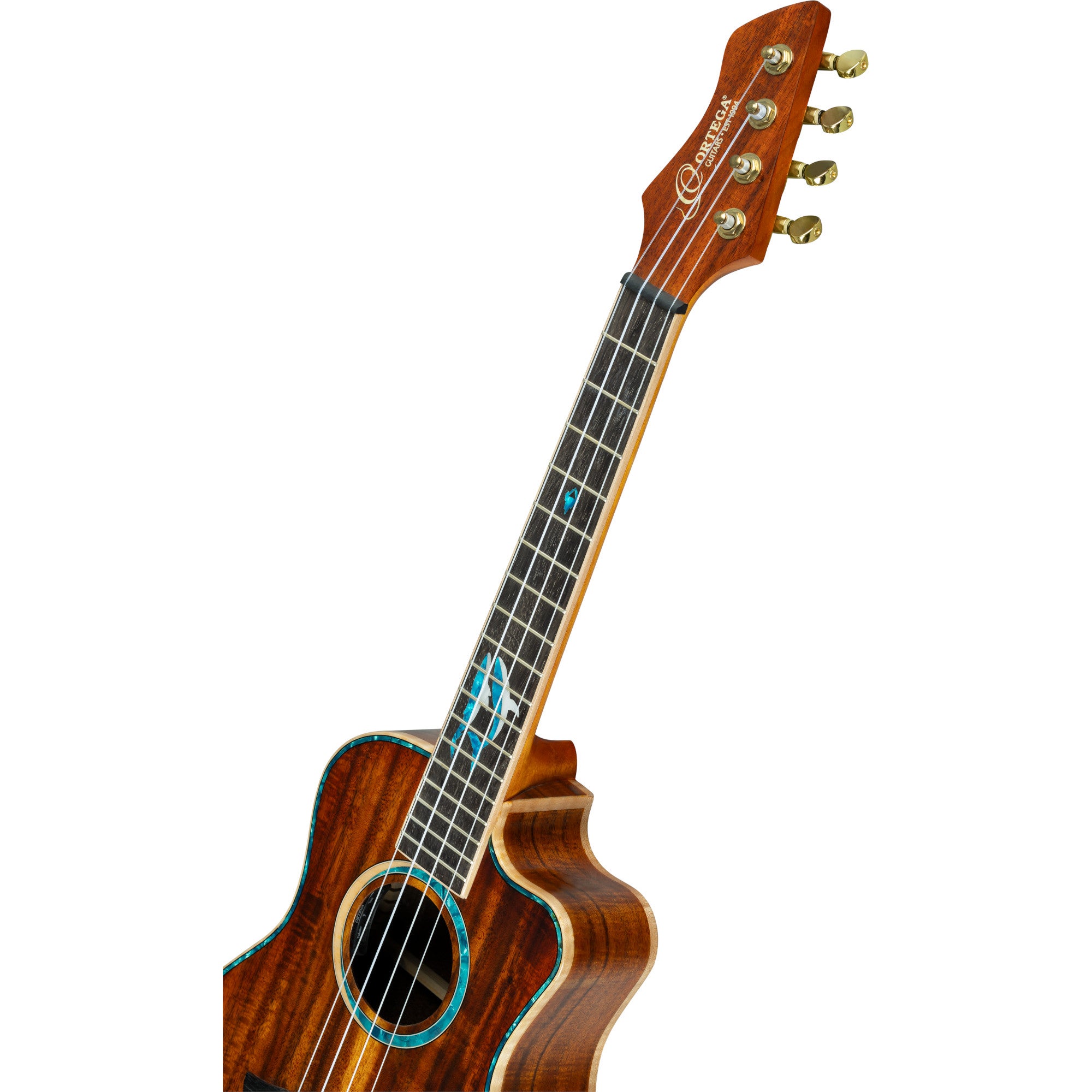 Ortega 30th Anniversary Series RUHZ30TH-BW E/A tenor ukelele met gigbag