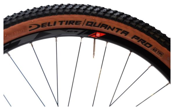 Pneu gravel 26x2.10 ts Deli quanta pro noir/marron tan sa-270 (54-559)
