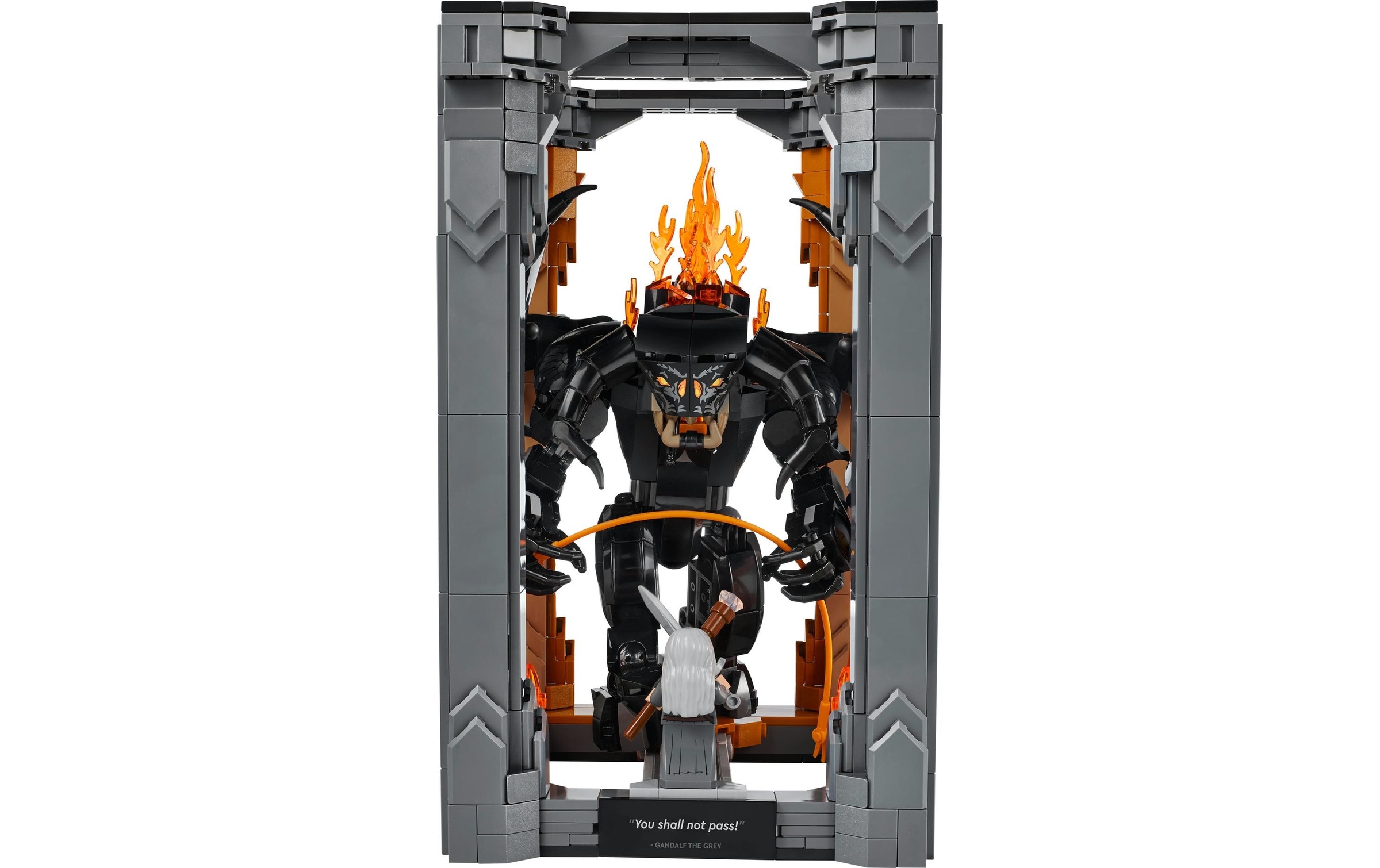 LEGO® Spielbausteine »Icons Der Herr der Ringe: Balrog Bücherstütze 10367«