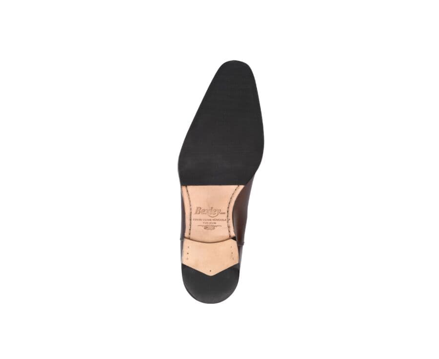 Chelsea boots cuir homme Chocolat - BERGAME PATIN