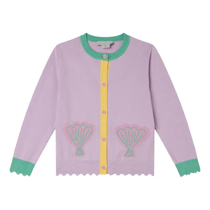 Stella McCartney Kids Cardigan Coquillage | Lilas