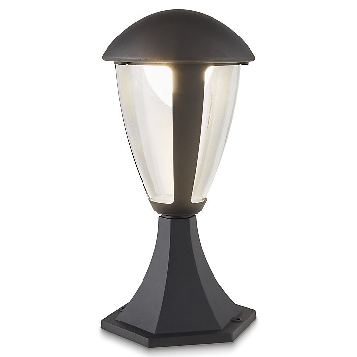 Borne LED Blooma Fredericton noir H.33,5 cm IP44