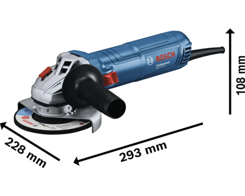 Bosch Professional haakse slijper Ø 125 mm 1,2 W 220 V